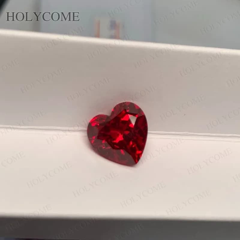 Perles de pierres précieuses en vrac rouge sang de Pigeon multi-formes de rubis cultivé en laboratoire AGL sélectionnables pour bagues de fiançailles pendentif bijoux conception de bricolage