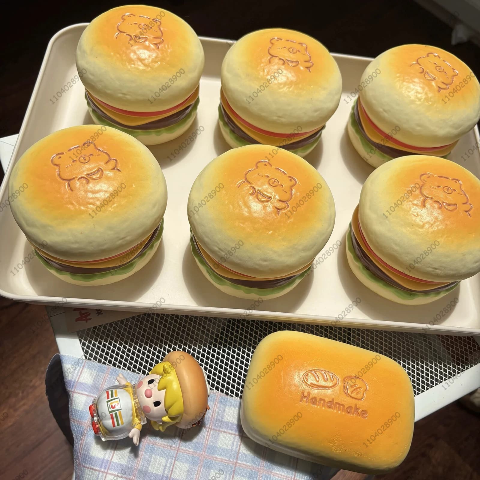 Jouet Squishy à montée lente pour Hamburger