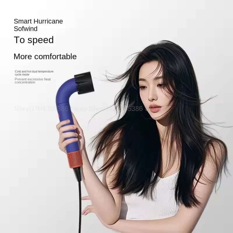 Sèche-cheveux Super Performant pour Sèche-cheveux sans fil Dyson, Outil de Coiffage Personnel à Ions Négatifs, Sèche-cheveux Électrique à Ions Négatifs Programmable