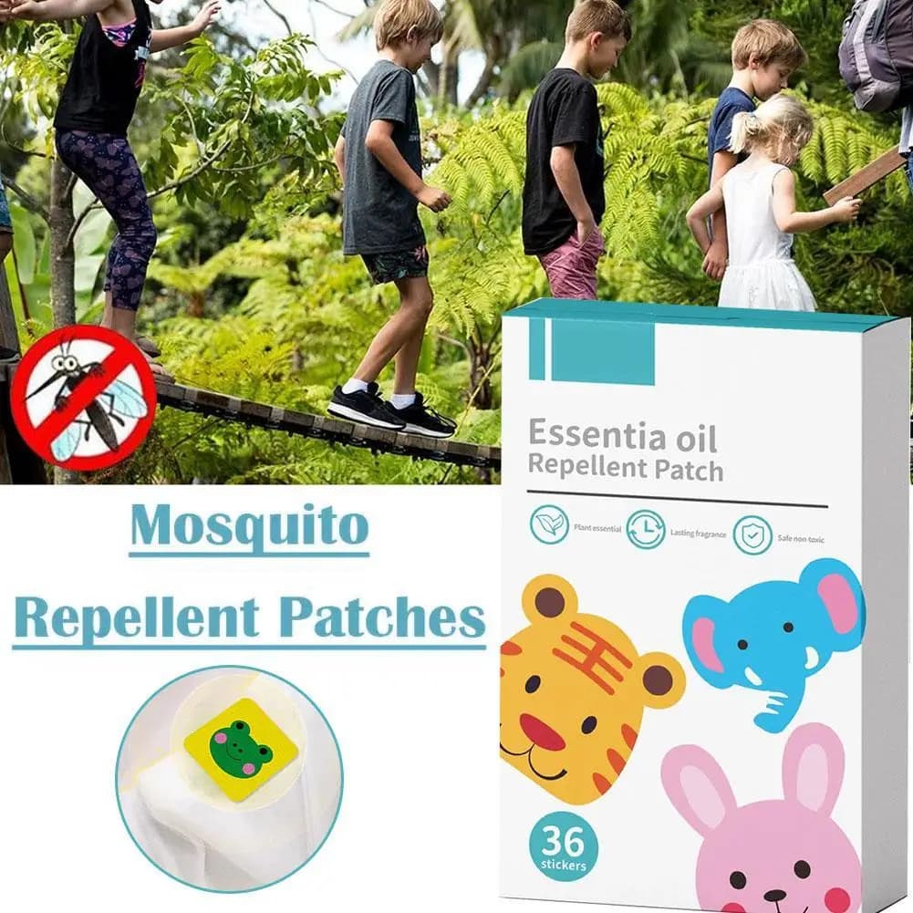 Patchs anti-moustiques aux huiles essentielles naturelles