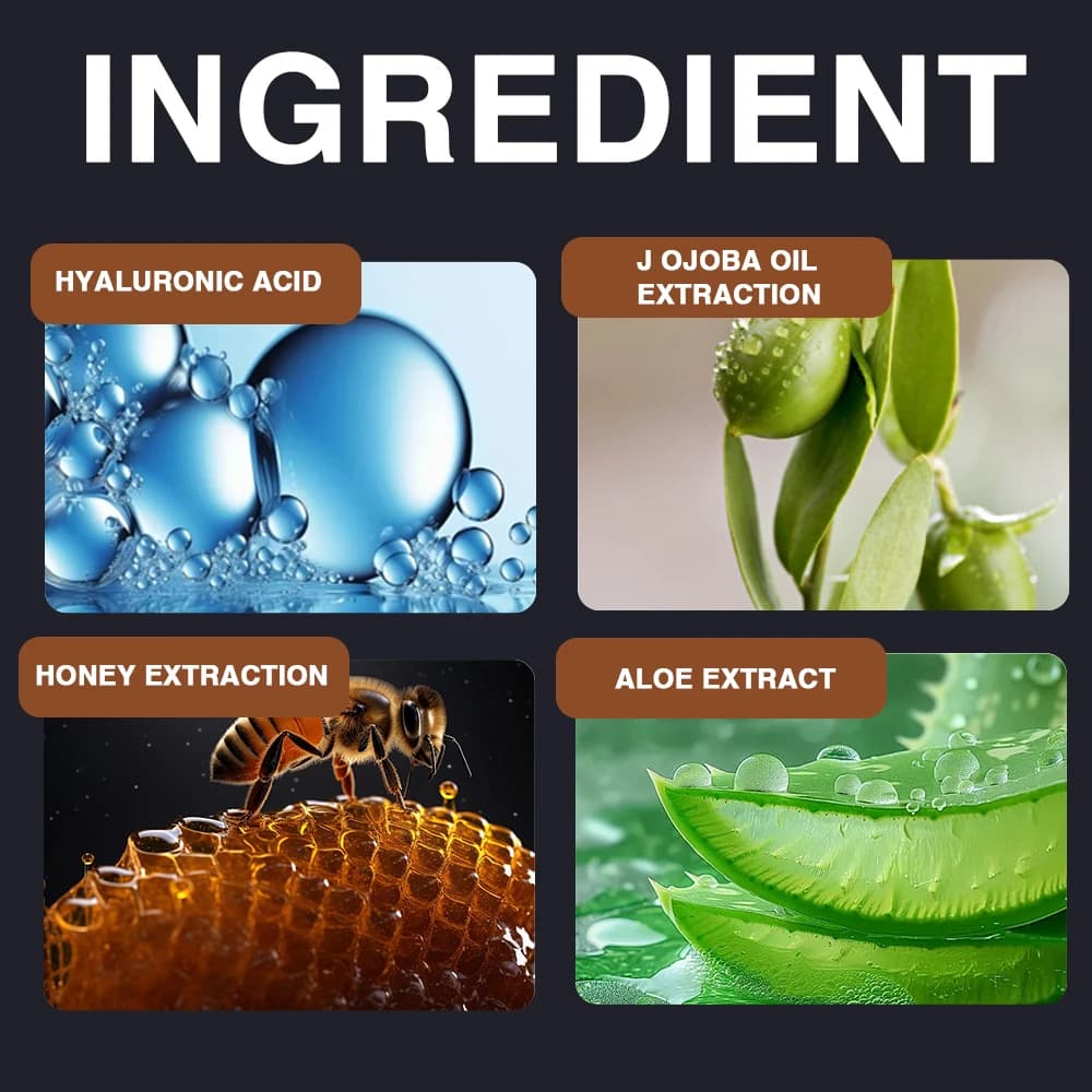 Huile de croissance de barbe bio et baume au bois de santal 1/2/4 Set-24H nourrissant, sans flocons, kit de toilettage pour hommes avec huile d'argan et vitamine E
