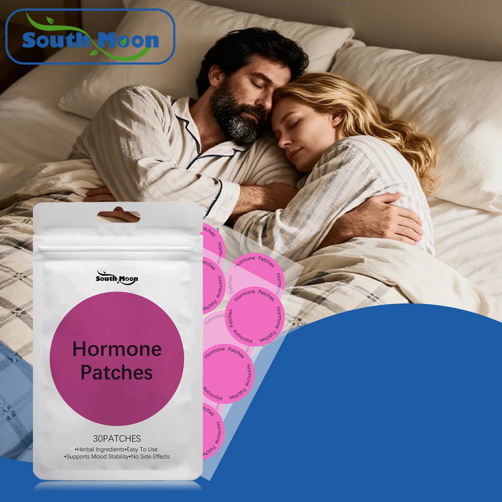 Patchs transdérmiques pour l'équilibre de l'hormone, 30/60/90 pièces, améliore la Fatigue, les balançoires d'humeur, soulage la ménopause, les femmes, patchs de soutien hormonal