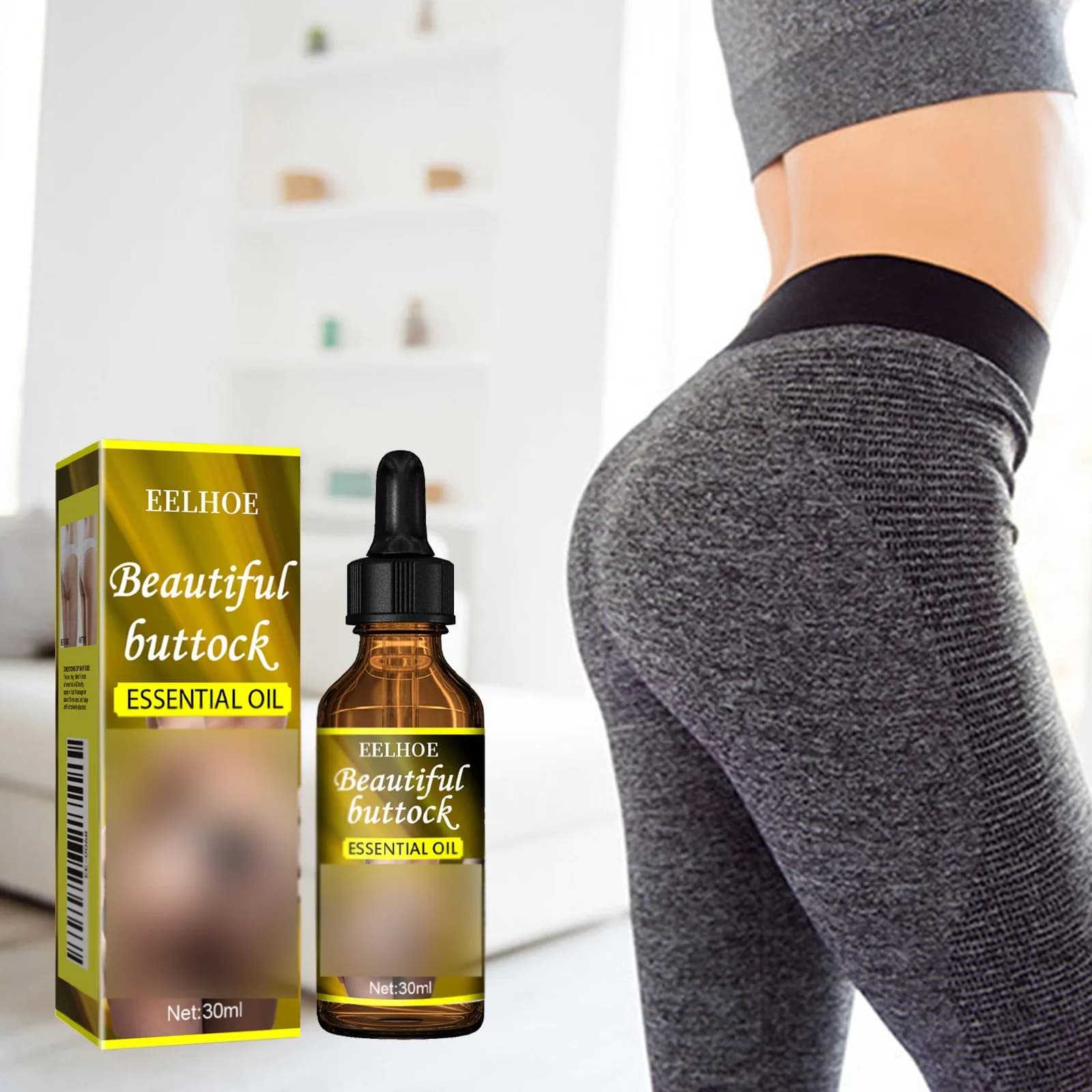 Crème d'agrandissement des fesses, huile essentielle raffermissante, gros cul, améliore la croissance des hanches, resserre la mise en forme, soins du corps Sexy pour femmes
