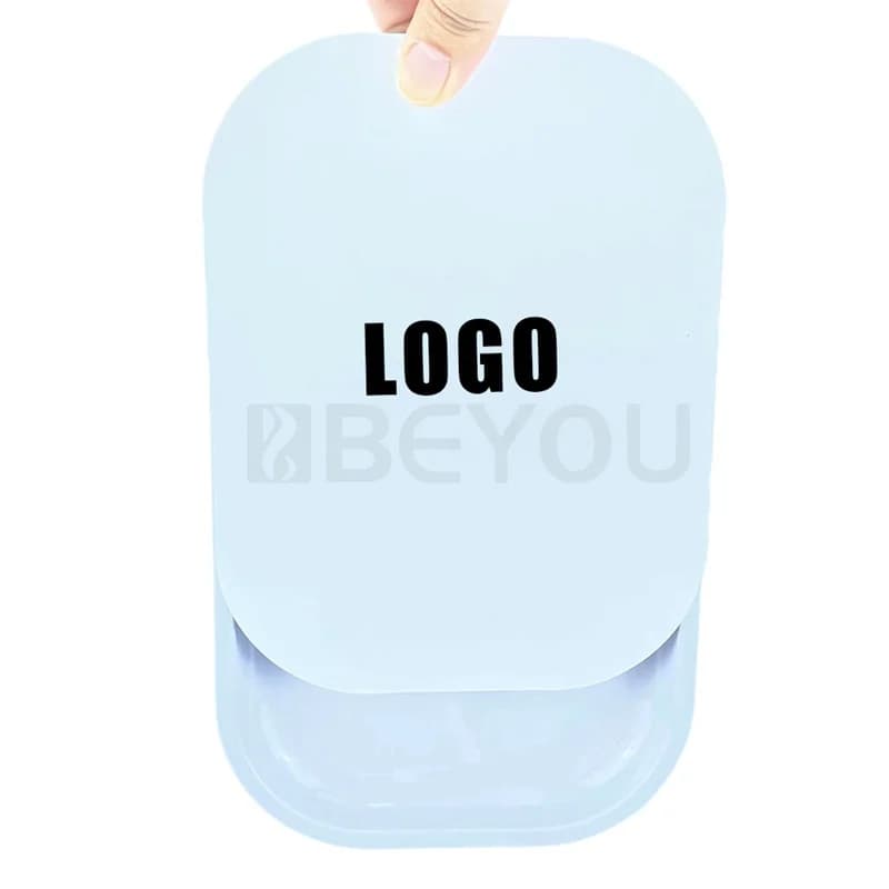 Plateau à rouler personnalisé avec couvercle magnétique 18x14cm blanc et noir, accessoires pour tabac, broyeur, rangement pour papier à cigarettes
