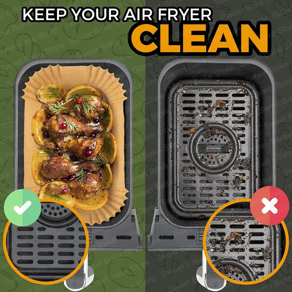 Doublures jetables pour friteuse à Air