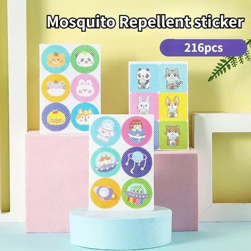 Autocollants anti-moustiques pour bébé, 100% naturels, Non toxiques, huile essentielle Pure, pour Camping et voyage