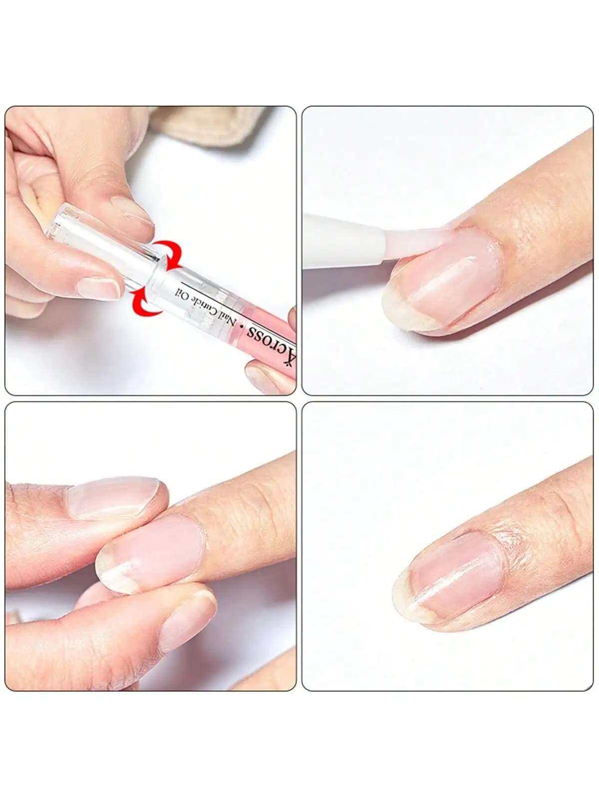 Stylo à huile pour nutrition des ongles, renforcement des ongles fins et croissance, 6 odeurs, traitement des ongles, revitalisant pour cuticules, huile de manucure