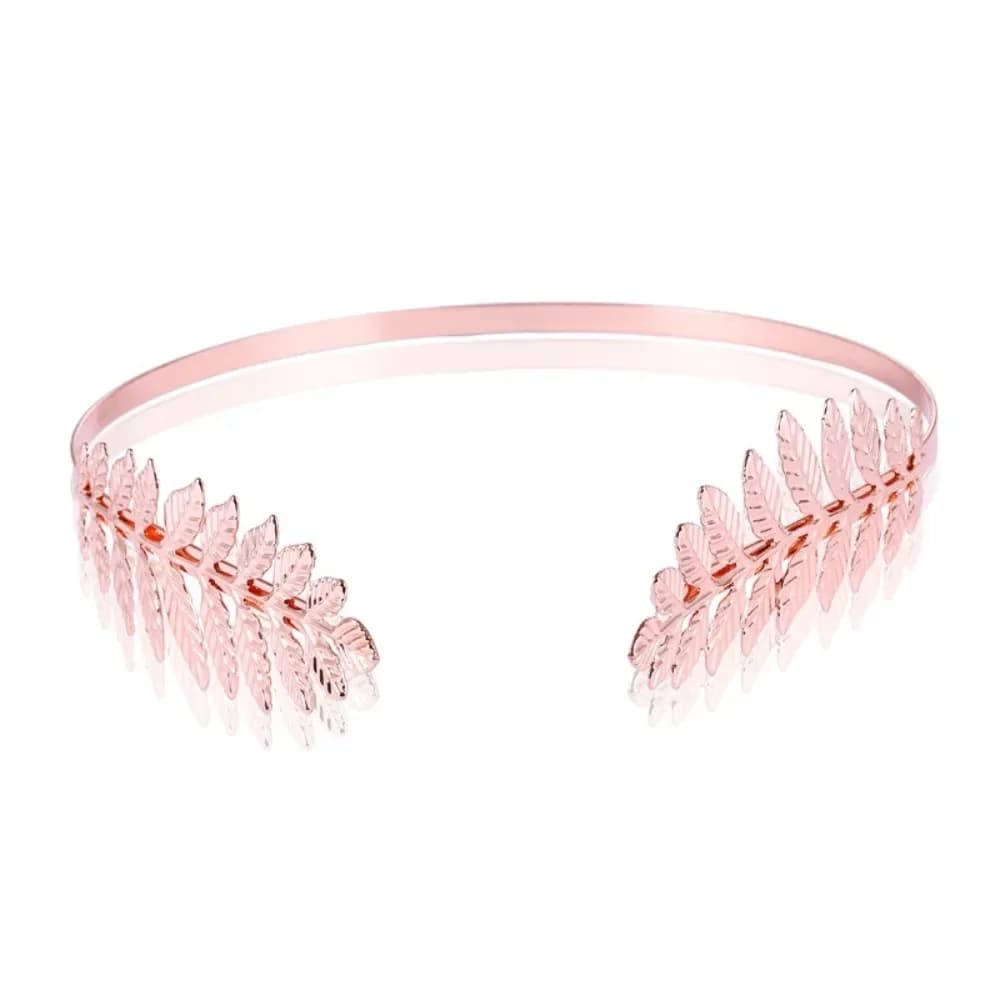 Bandeau en métal feuilles d'olivier à la mode, accessoires pour cheveux Vintage, couronne de mariée, couvre-chef de mariage pour femmes