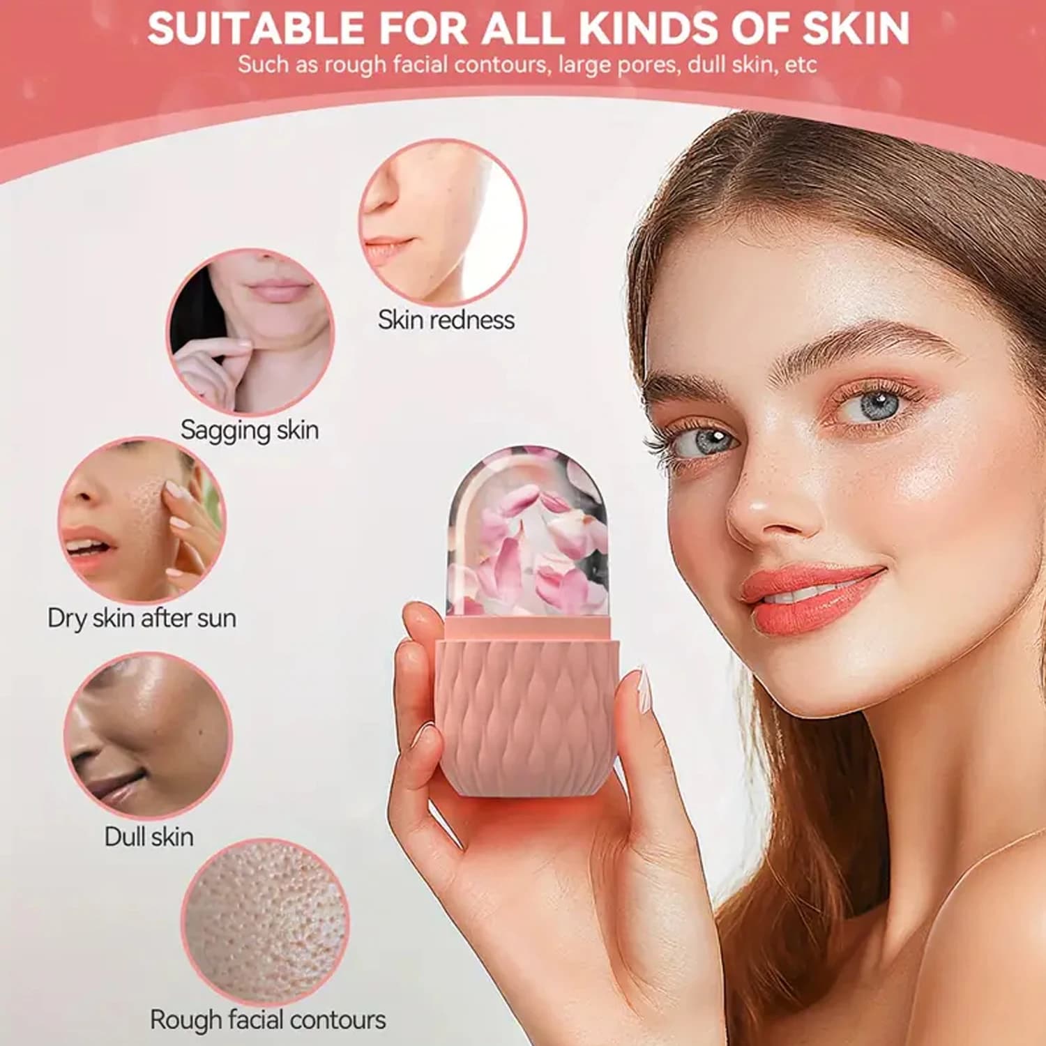 Rouleau à glace pour le visage et les yeux