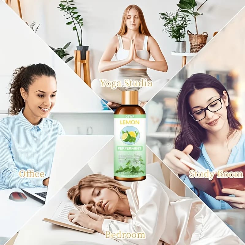 Huile essentielle de citron et de menthe poivrée GSWP