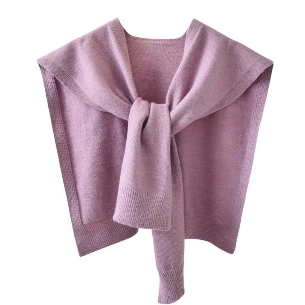 Écharpe fine tricotée pour femme