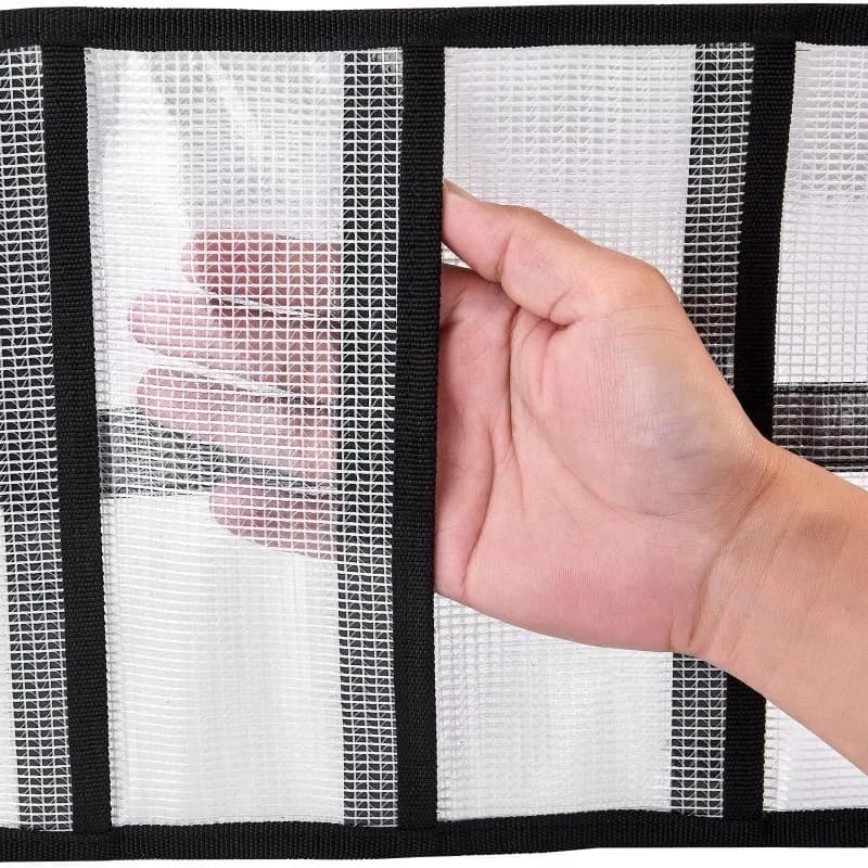 Ensemble de 4 protections pour leurres de pêche enroulables en PVC transparent pour canne à pêche, protège-hameçons et leurres pour eau salée