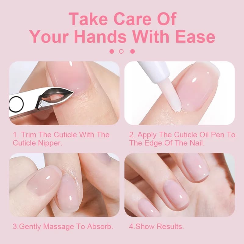 40 pièces stylo à huile pour cuticules d'ongle 15 stylo à huile nourrissant pour odeur traitement des ongles revitalisant n nourrir manucure ensemble de produits de soin des ongles