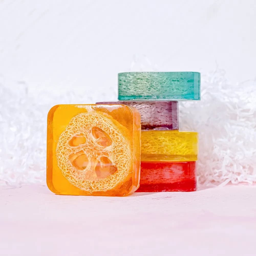 Savon aux huiles essentielles de Rose luffa, savon pour femmes au parfum Floral, savon fait main pour nettoyage et bain en profondeur