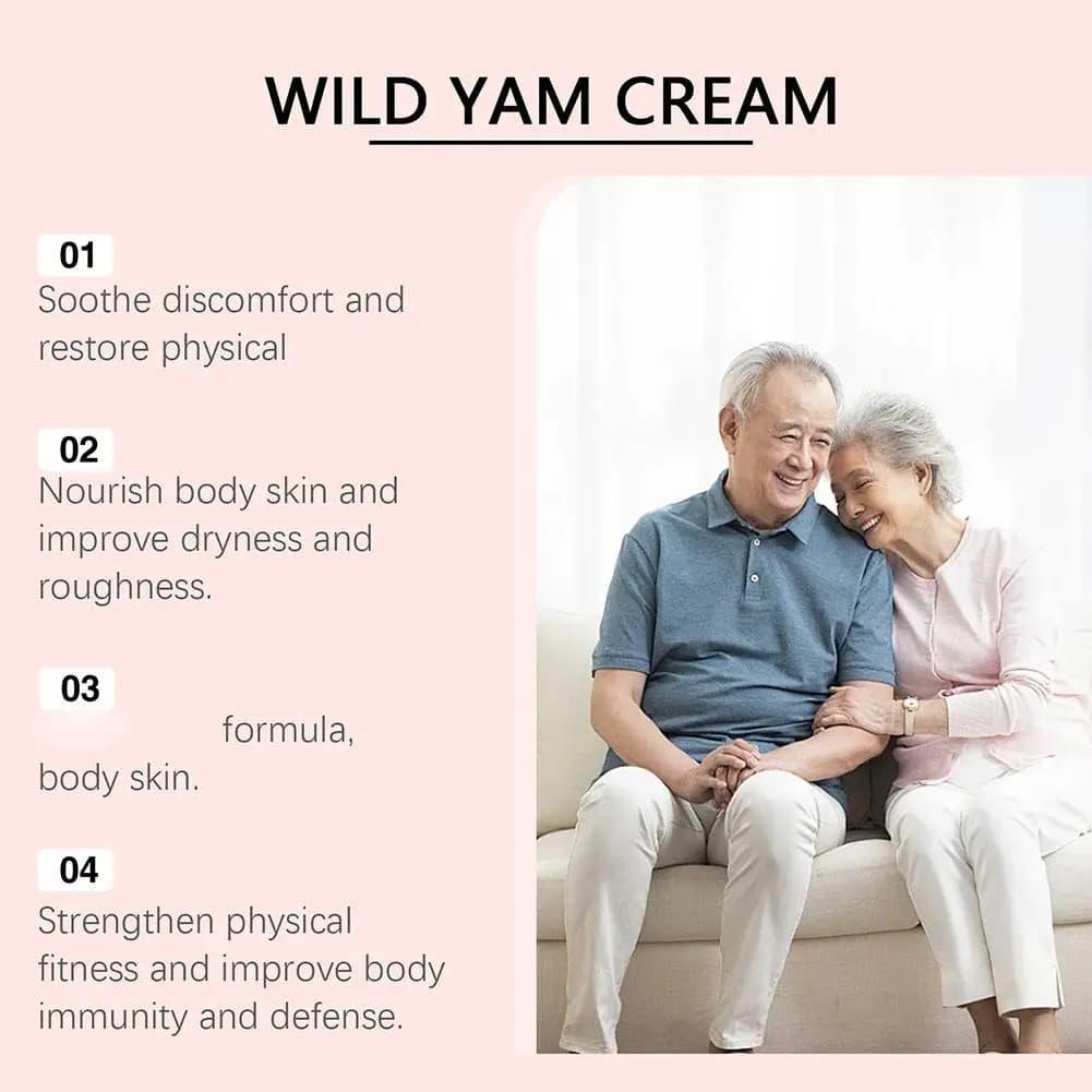Crème de Yam sauvage pour l'équilibre hormonal