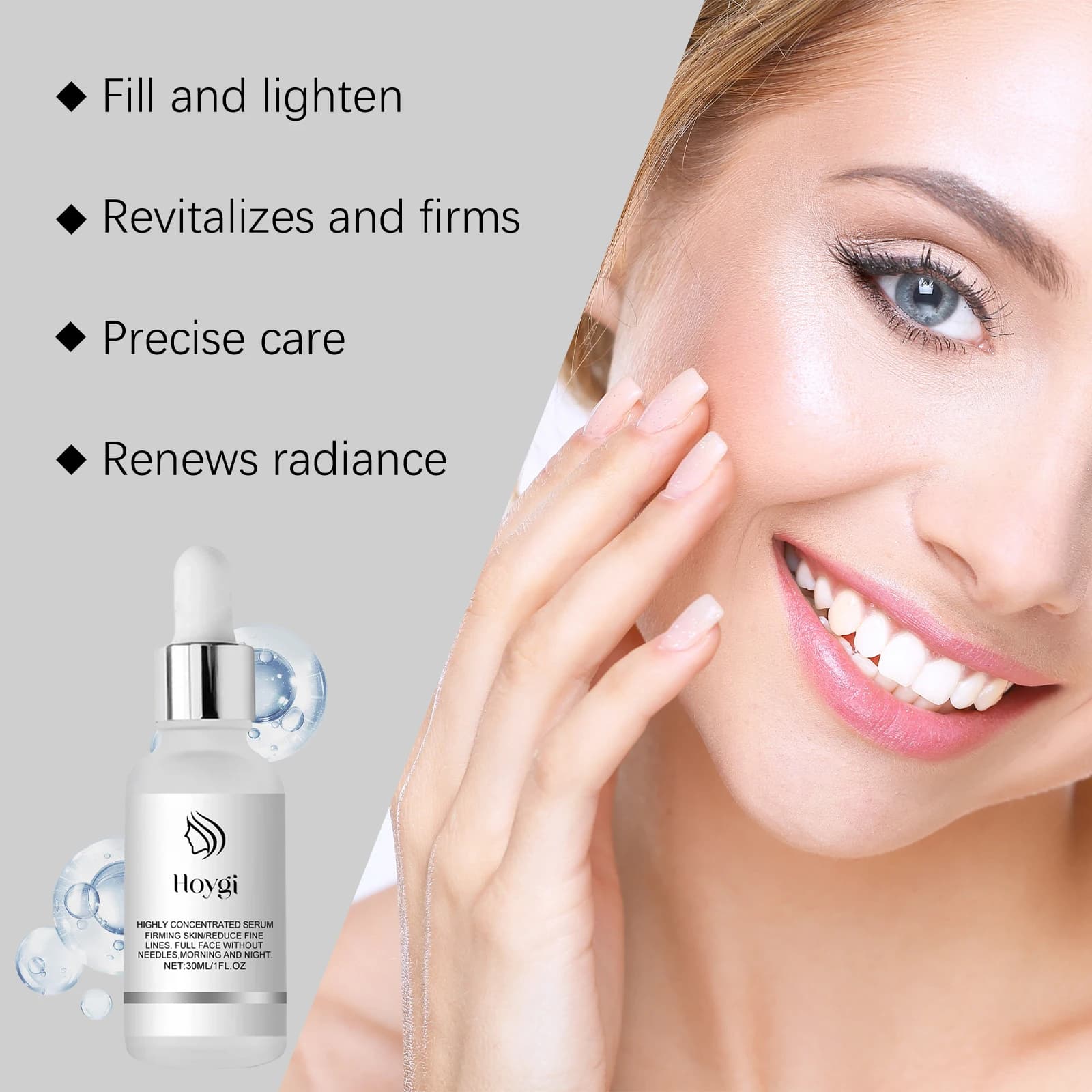 Sérum Anti-âge pour le visage, raffermissant, éclaircissant, pour tous les Types de peau, lissant, raffermissant, nourrissant, soin pour la peau du visage