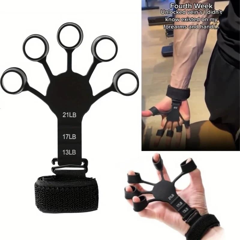 Entraîneur de doigts en silicone à 5 doigts
