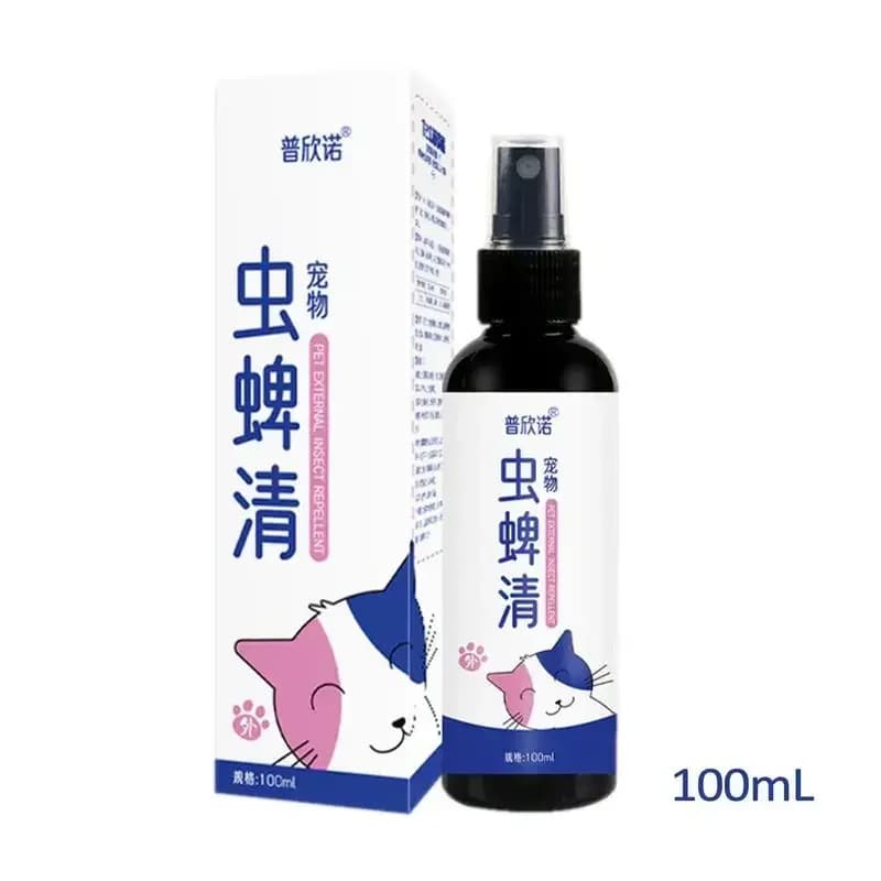 Gouttes anti-puces pour animaux de compagnie, 100ml, insectes, poux, dissolvant d'insectes, Spray, formule concentrée de puces et de tiques, dissolvant de puces pour animaux de compagnie