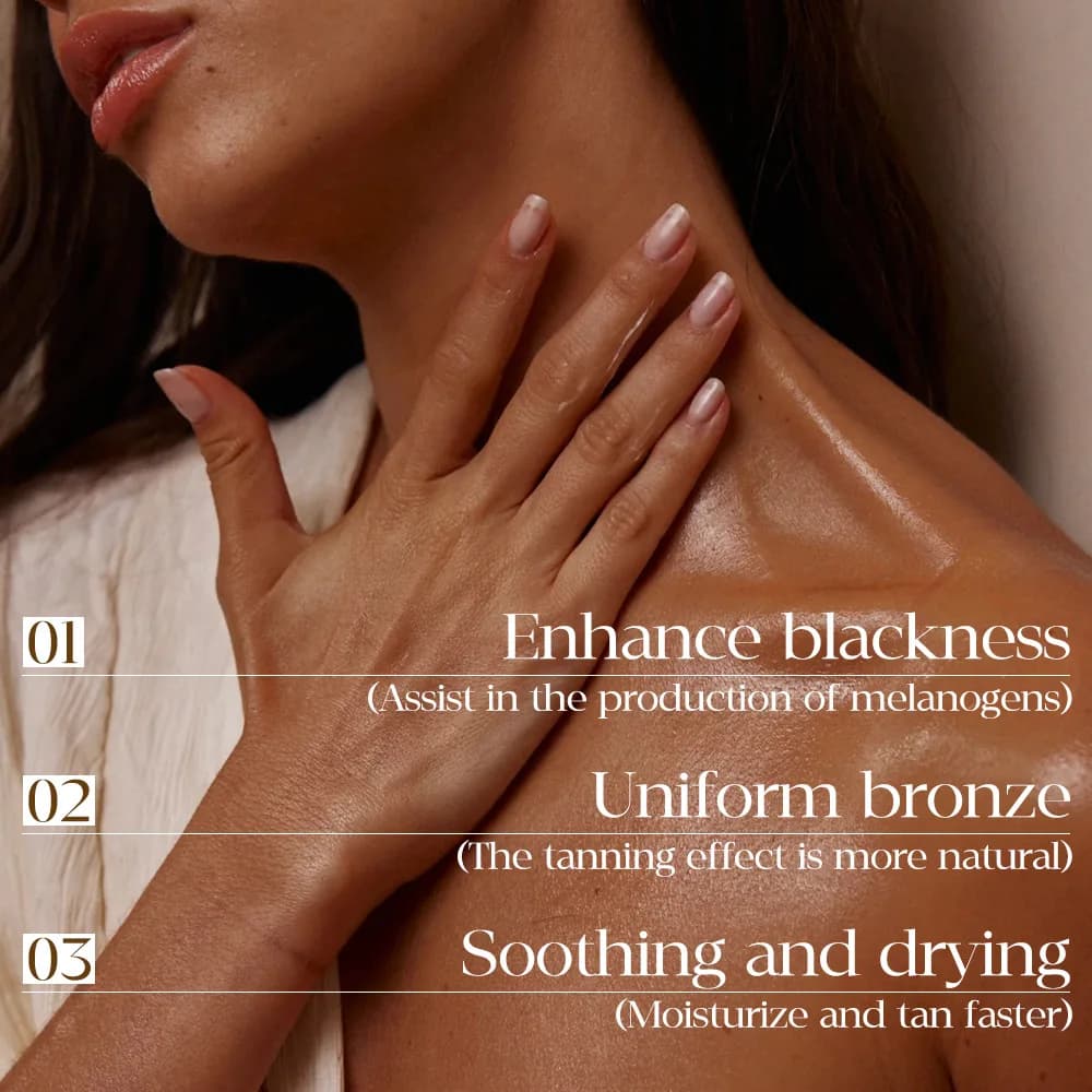Gel Bronzant Coco & Mangue Visage & Corps – Accélérateur de Bronzage Naturel pour Solariums & Soleil Extérieur