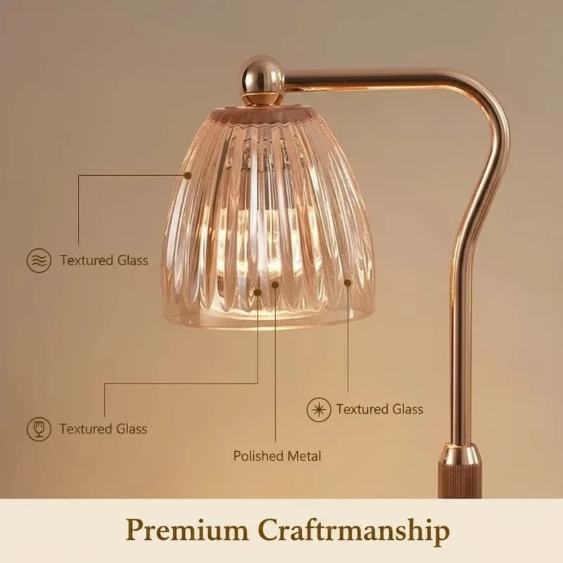 AC-220V aromathérapie bougie lampe chauffante désodoriser 50W Dimmable café lumière ambiante atmosphère romantique bureau lampe décorative
