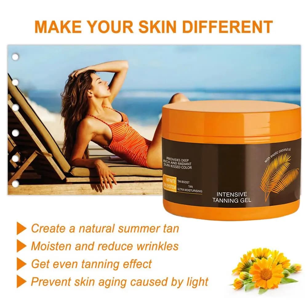 Gel de bronzage intensif
