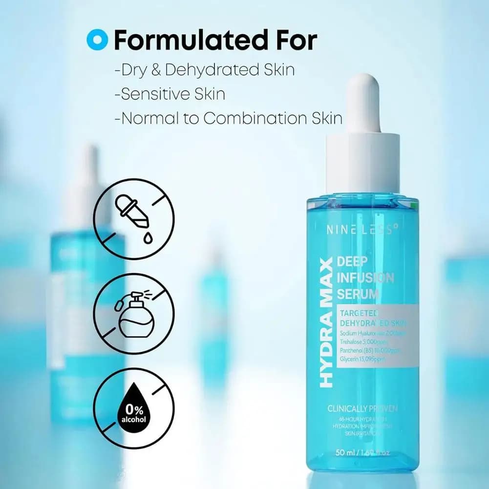 Sérum hydratant profond NINE LESS Hydra Max Deep Infusion