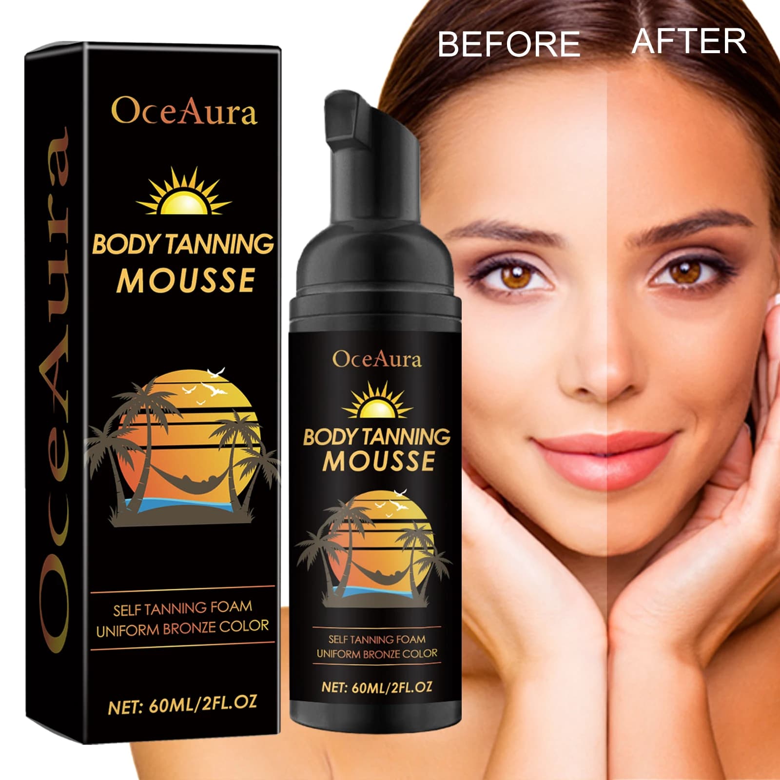 Mousse d'accélérateur de bronzage