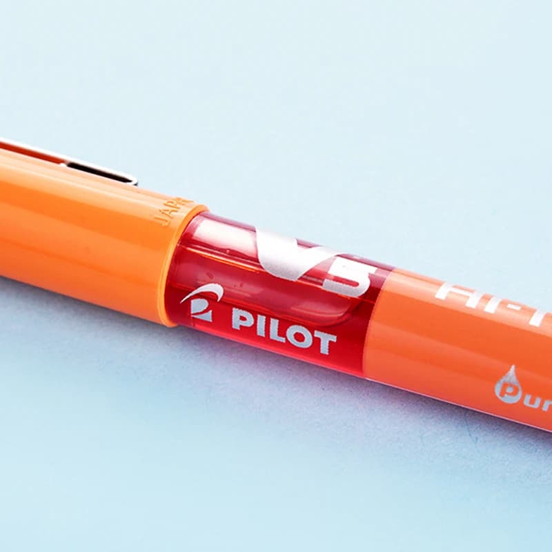 Stylo à bille liquide Pilot V5, 1 pièce, stylo Gel à base d'eau Hi Tecpoint BX-V5, accessoires de bureau 0.5mm, papeterie fournitures scolaires Kawaii