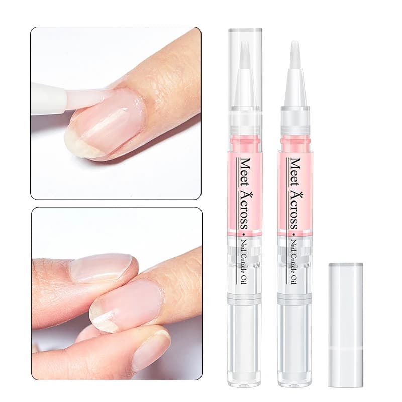 Stylo à huile pour la nutrition des ongles, renforcement des ongles pour les ongles fins et la croissance des ongles, traitement des cuticules, revitalisant, huile pour prévenir la nutrition des ongle