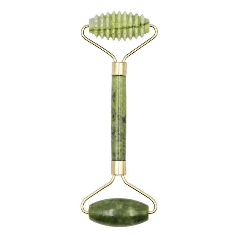 Rouleau de Massage du visage en Jade