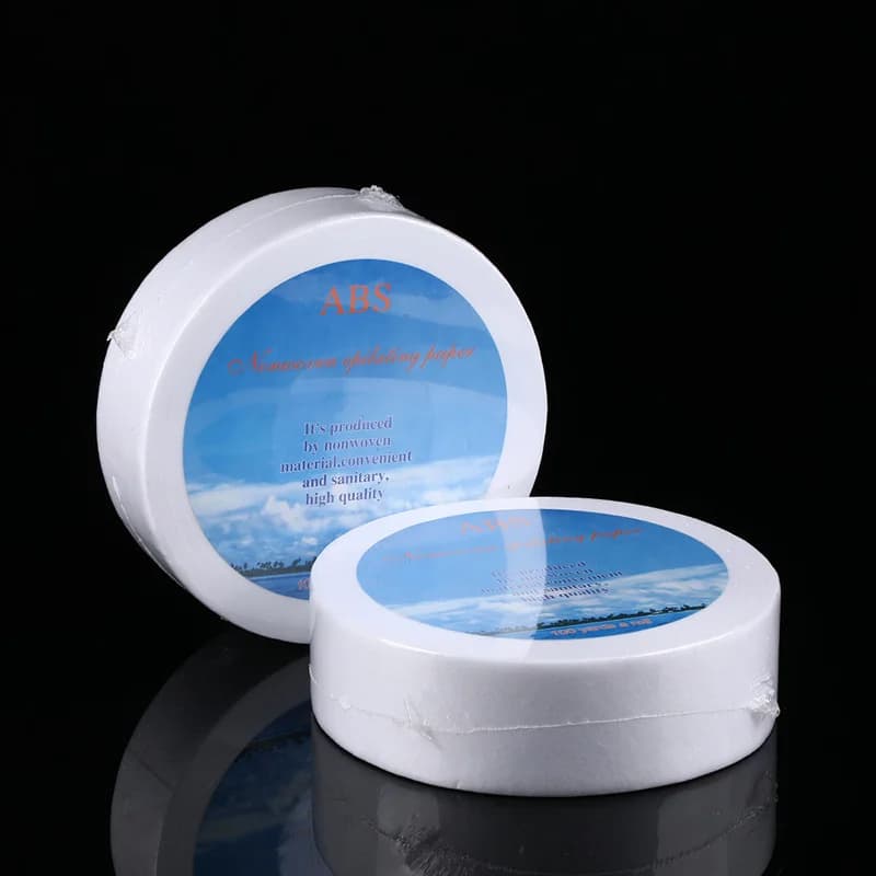 1 rouleau 50m 100m bandes de cire non tissées pour épilation corps tissu cheveux enlever cire rouleaux de papier épilation épilateur Salon de beauté