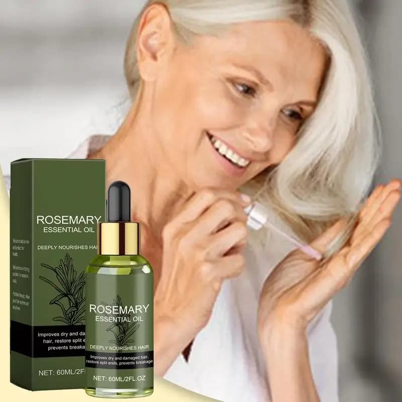 Huile essentielle de romarin pour cheveux