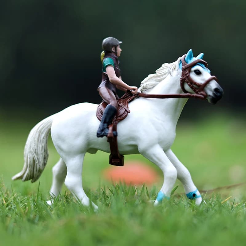 Jouet réaliste de figurine d'action de cheval sauvage-modèle d'animaux à collectionner pour les enfants cadeau parfait