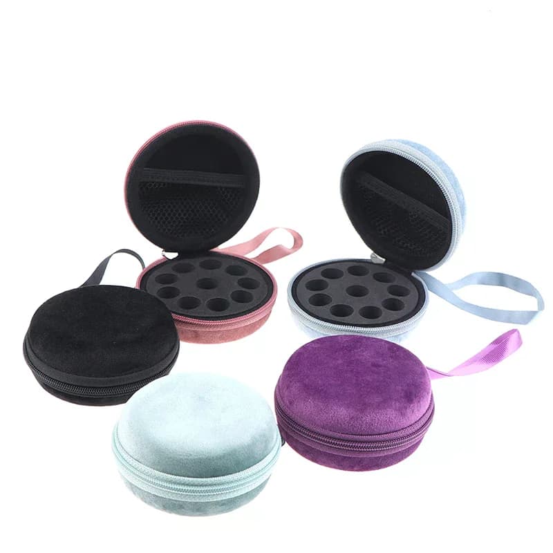 10 emplacements 1-2ML 10 bouteilles 1-2ml étui d'huile essentielle pour DoTERRA jeune vivant huile sous-paquet voyage Portable transporter suspendu organiser