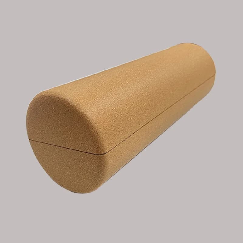 Planche d'équilibre en liège pour chevilles, planche d'équilibre premium en liège, rouleau de massage pour pieds, design demi-rond, équipement de yoga et de Pilates