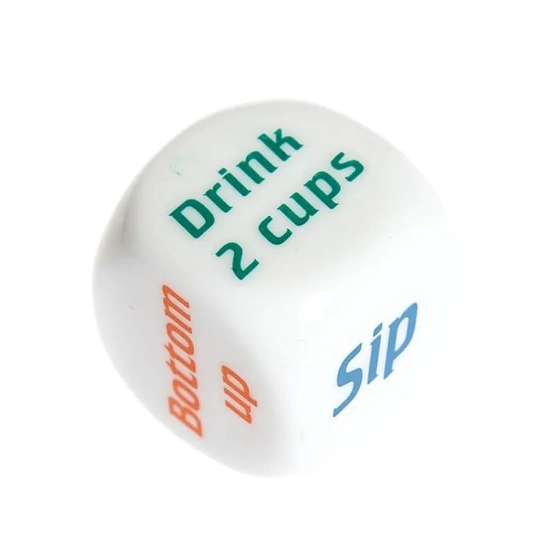 3 pièces nouveau drôle boire Sip dés rouleau décider Die jeu fête Bar Club Pub cadeau jouet