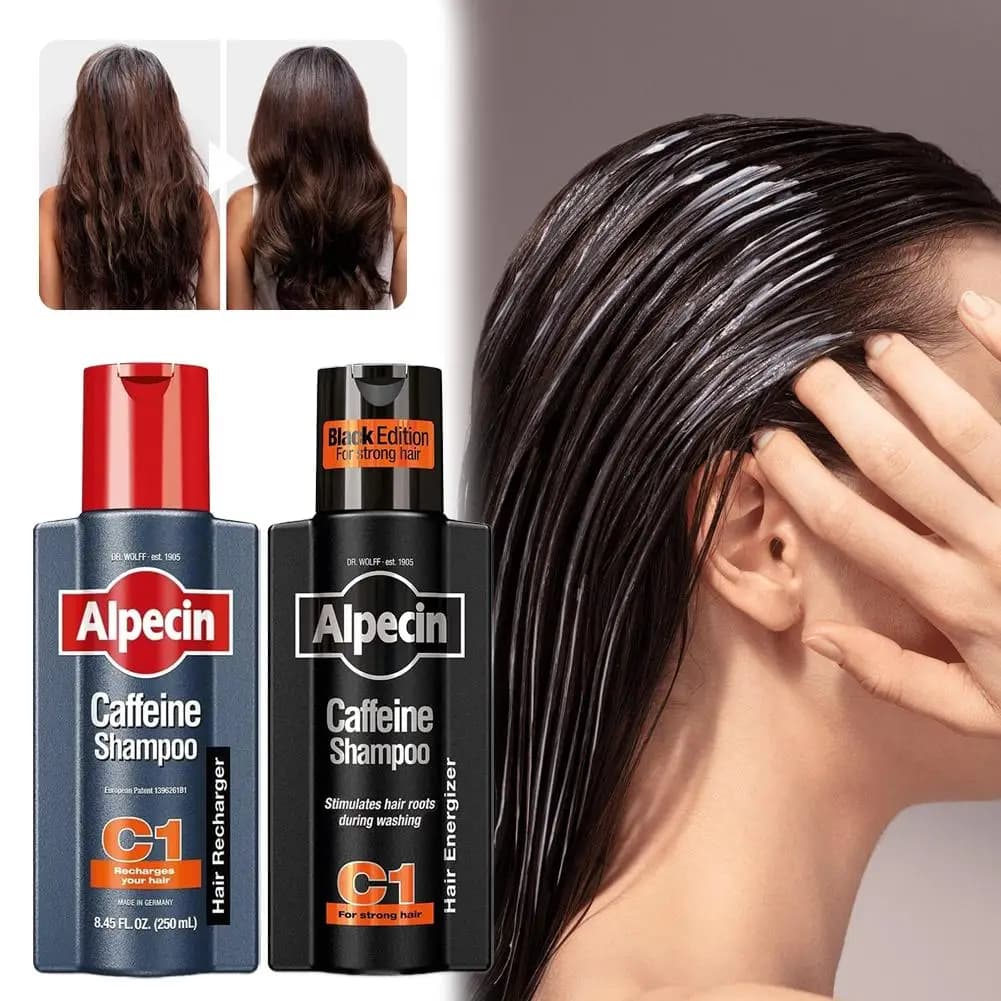 Shampooing nourrissant à la caféine de Allemagne, contrôle du sébum, anti-chute, après-shampooing sans silicone, soin capillaire volumisant anti-pelliculaire sans huile