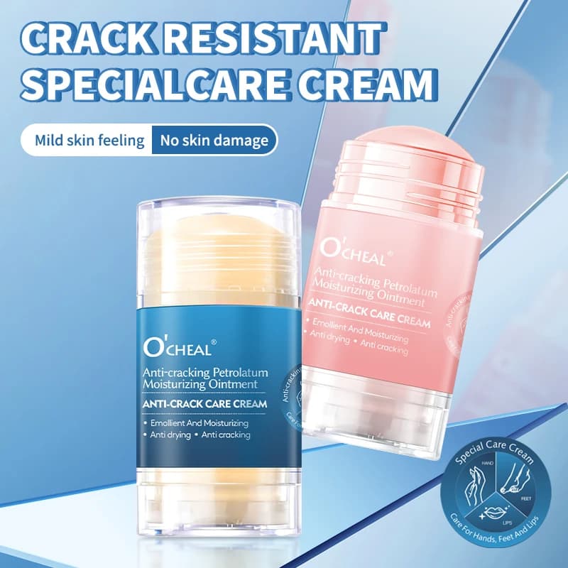 Crème anti-fissures pour pieds secs et craquelés et talons, pieds et talons secs hydratants, empêchant les pieds de fissuration
