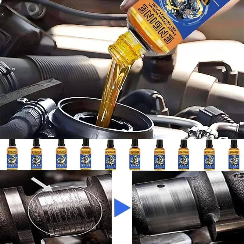 Agent de réparation des usures du moteur de voiture 30ML, réduit la consommation de carburant, additif pour huile diesel, nettoyant moteur, convertisseur catalytique
