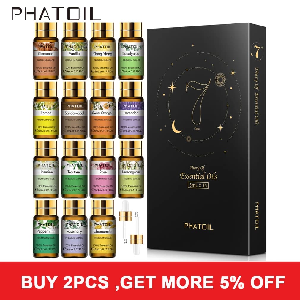 Huiles essentielles pures 15 pièces