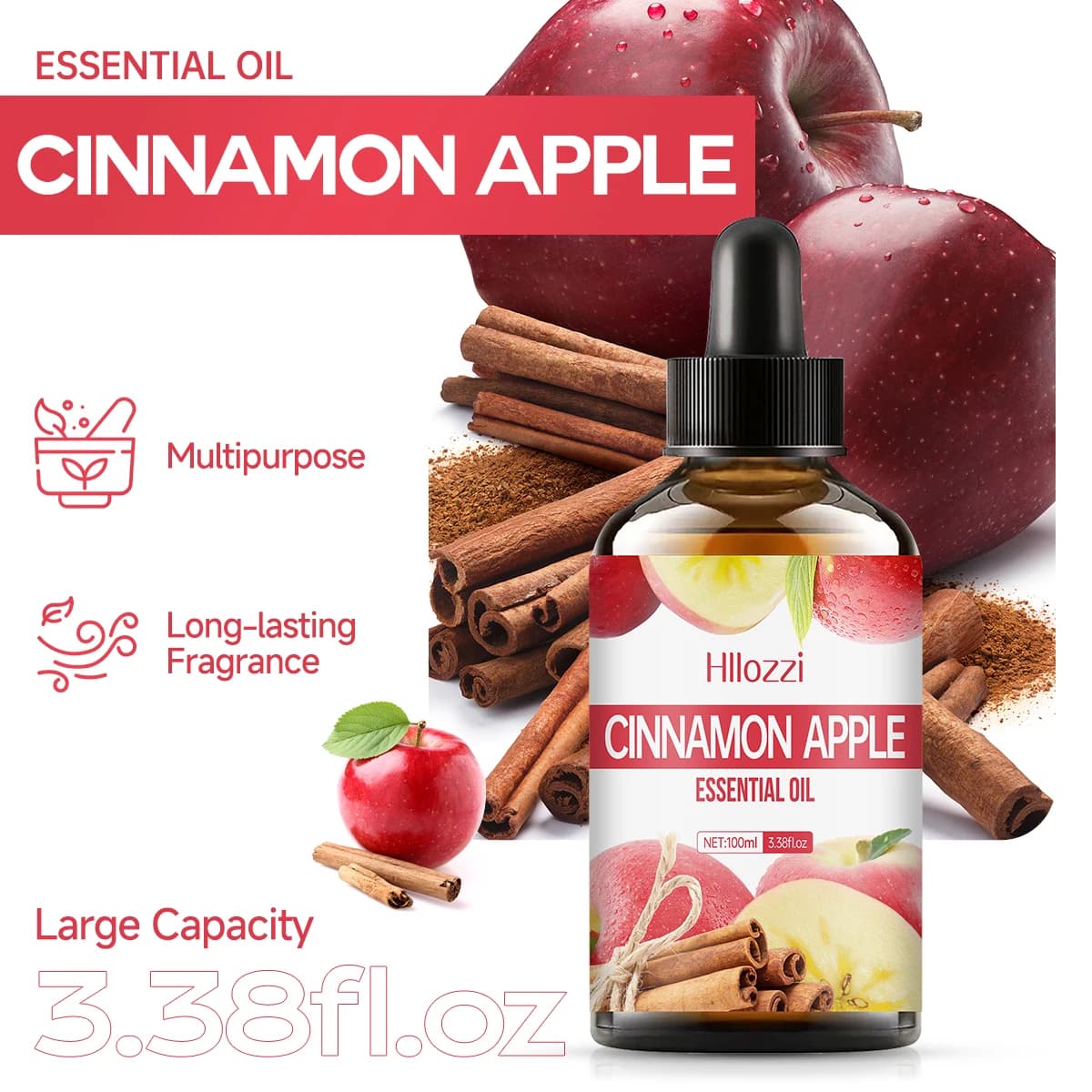 L'huile essentielle de pomme à la cannelle convient aux soins de la peau