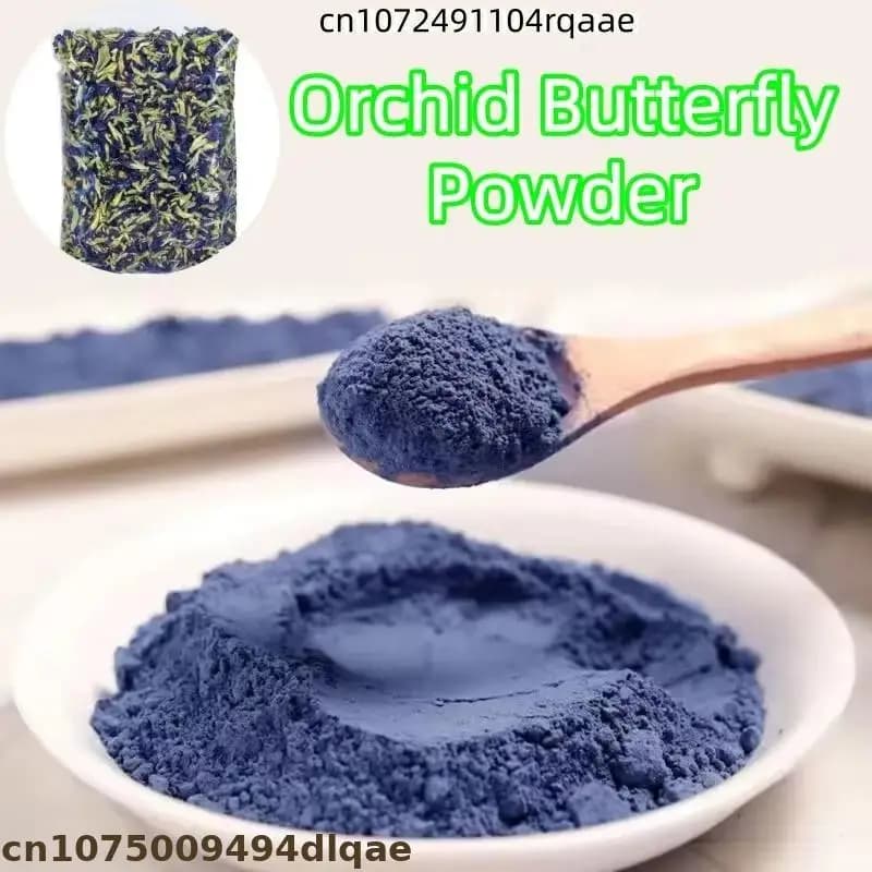 500g Pigment Naturel Pur de Qualité Supérieure pour Teinture Végétale : Poudre de Fleur de Pois Papillon, Rose et Roselle, Matière Pigmentaire de Qualité Alimentaire pour Artisanat DIY