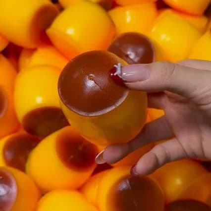 Jouet à presser ASMR Caramel Pudding Crunchy