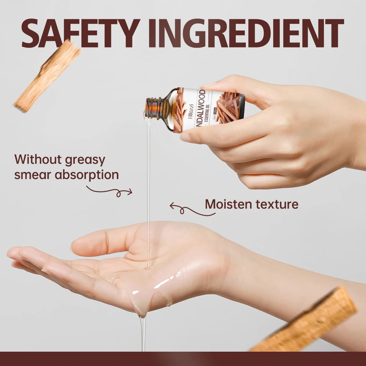 Huile essentielle de bois de santal adaptée au massage