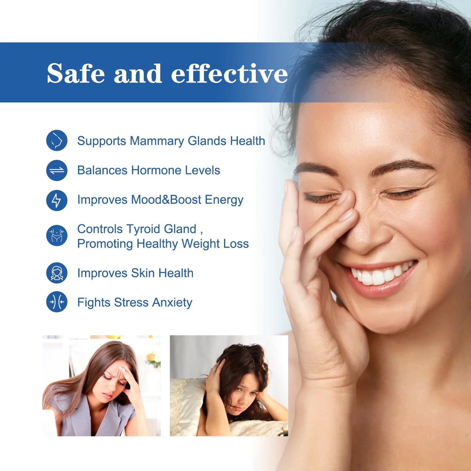 EELHOE crème de progesterone pour ménopause femme âgée d'âge moyen progérones femmes équilibre hormonal ménopause Estrogen crème