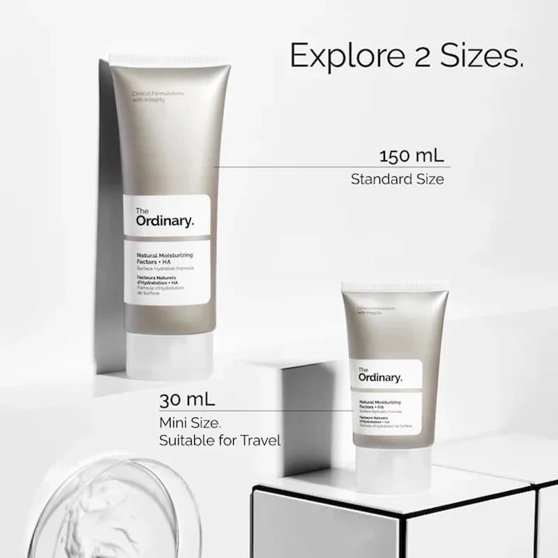 Facteurs hydratants naturels + Acide hyaluronique Crème hydratante quotidienne avec acides aminés et lipides dermiques pour une peau protégée et régénérée