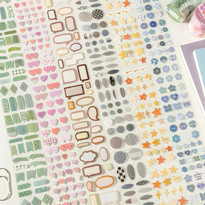 1 à 6 rouleaux de rubans décoratifs à motifs
