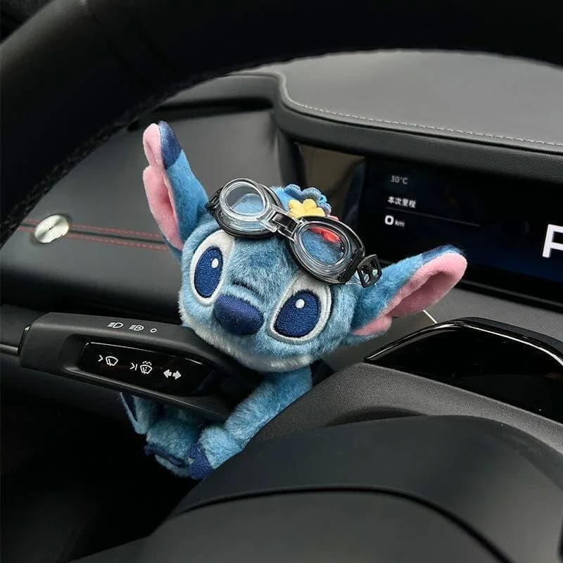 Figurine de voiture Lilo & Stitch, accessoires imprimés dessin animé, figurine décorative Kawaii pour essuie-glace, figurine de voiture pour clignotant, cadeaux de fêtes