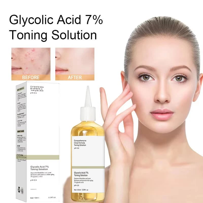 Solution tonifiante à l'acide glycolique 7%