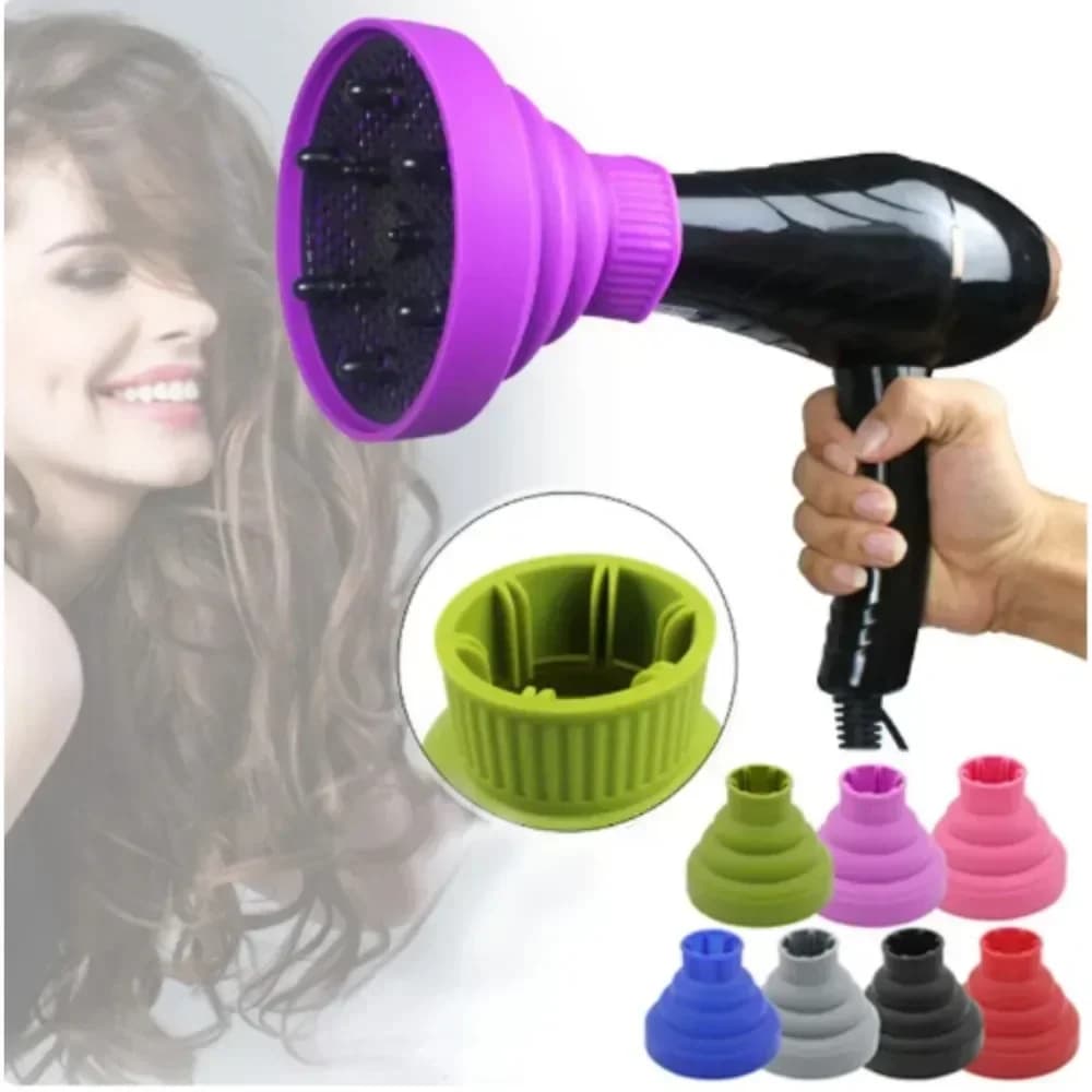 Couvercle de diffuseur de sèche-cheveux en Silicone, souffleur de séchage universel pour boucles, outils de coiffure, accessoires, équipement de Salon de coiffure